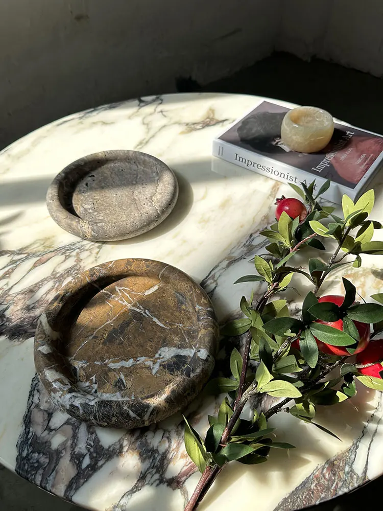 20X20x3cm Calacatta Violet 100% Stone Tray Round Gray Natural Marble Travertine Jewelry Tray Donut Serving Trays
20X20x3cm Calacatta Violet 100% Stone Tray Round Gray Natural Marble Travertine Jewelry Tray Donut Serving Trays