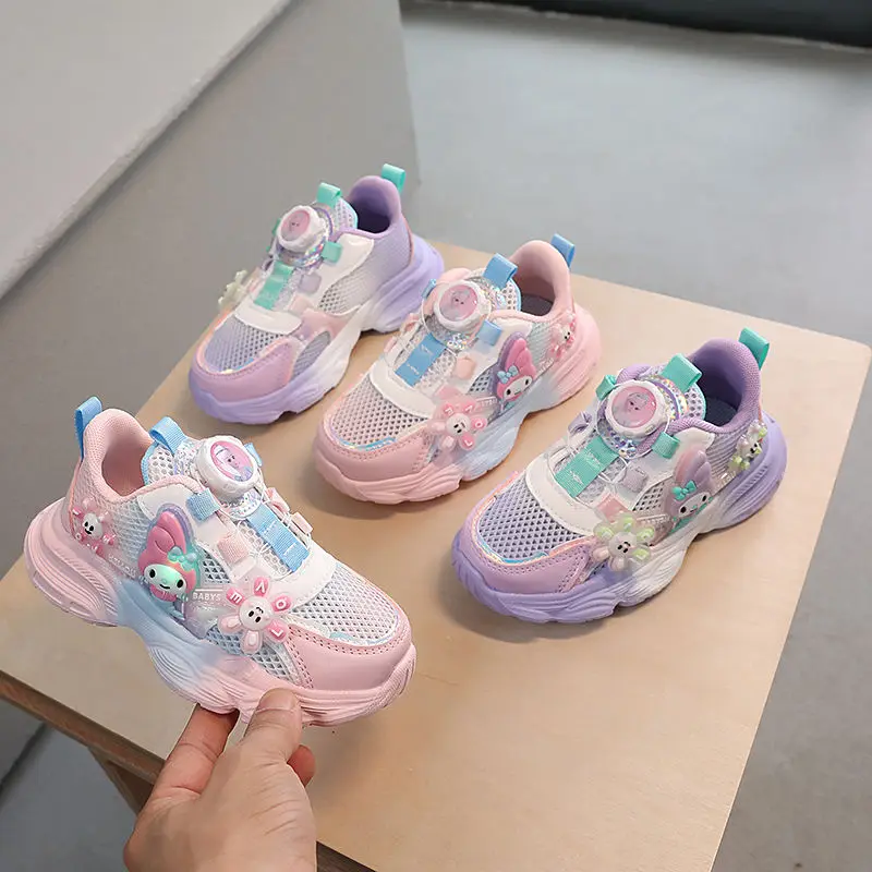 Tennis Kuromi Girls Shoes 2024 Sanrio Kawaii Anime My Melody Sneakers Spring Summer Cute Cartoon Flash Light Shoes Gift for Kids
Tennis Kuromi Girls Shoes 2024 Sanrio Kawaii Anime My Melody Sneakers Spring Summer Cute Cartoon Flash Light Shoes Gift for Kids