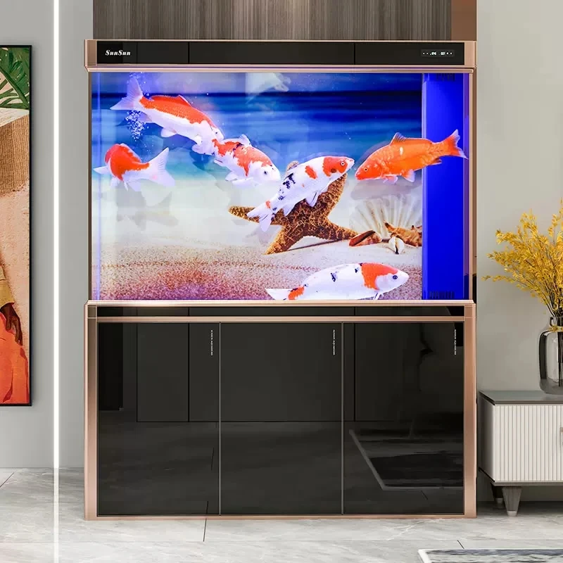 Smart Ecological Floor-Standing Aquarium Bottom Filter High-Clearance Tank Living Room Partition Aquatic Pet Supplies FYFT
Smart Ecological Floor-Standing Aquarium Bottom Filter High-Clearance Tank Living Room Partition Aquatic Pet Supplies FYFT