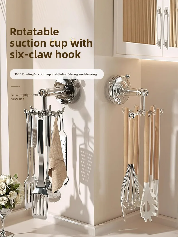 Кухонный крючок на присоске, держатель для ложки с шестью когтями, многофункциональный держатель для фруктов и овощей без сверления, бренд Ra Lin Qiu
Кухонный крючок на присоске, держатель для ложки с шестью когтями, многофункциональный держатель для фруктов и овощей без сверления, бренд Ra Lin Qiu