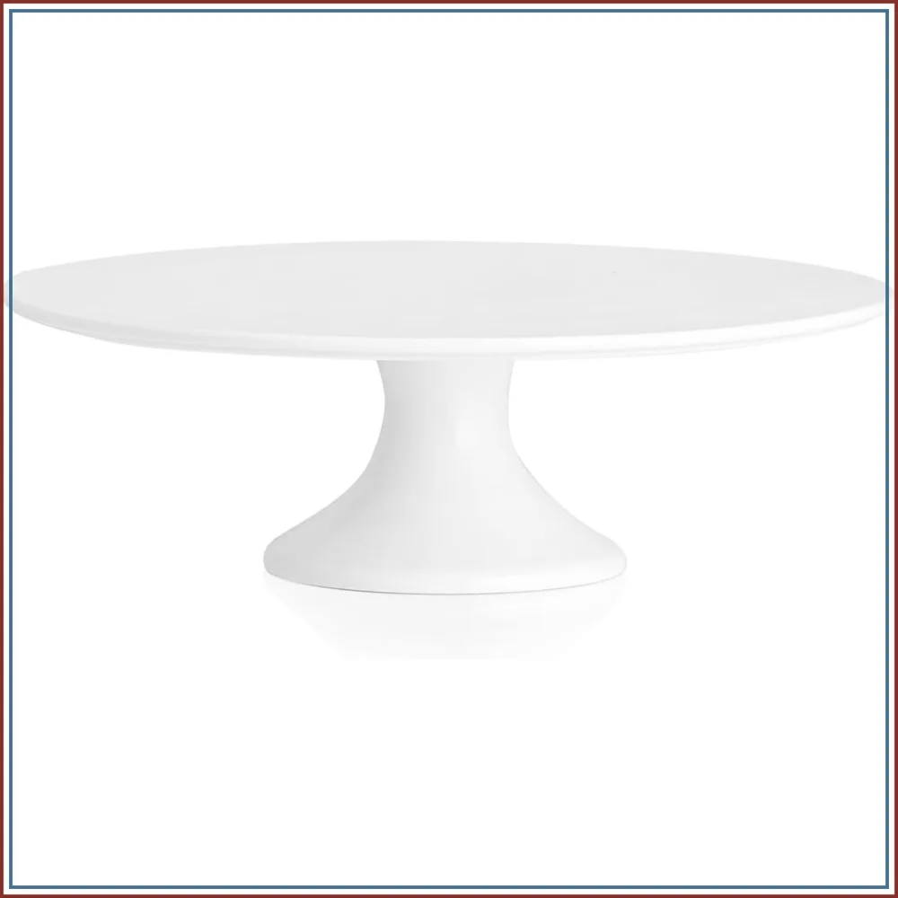 12-Inch Porcelain Round Cake Stand, Dessert Stand for Party & Home Decor, White
12-Inch Porcelain Round Cake Stand, Dessert Stand for Party & Home Decor, White