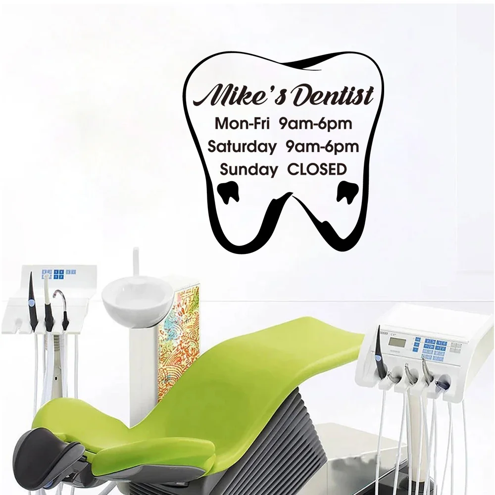 1 pc new dental health customize name Wall Sticker Pvc Wall Stickers Wall Art Wallpaper for clinic Wall Decoration Murals
1 pc new dental health customize name Wall Sticker Pvc Wall Stickers Wall Art Wallpaper for clinic Wall Decoration Murals