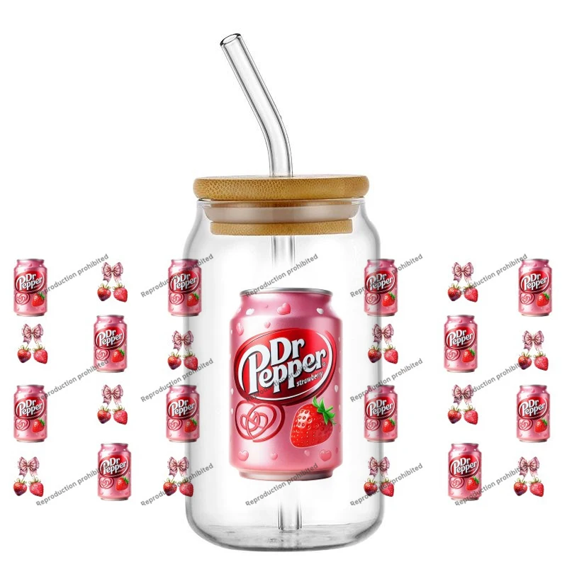 popular pepper Beverage design 16OZ UV DTF Cup Wrap Waterproof Transfer Sticker Ready To Apply For Drinkware cup wrap
popular pepper Beverage design 16OZ UV DTF Cup Wrap Waterproof Transfer Sticker Ready To Apply For Drinkware cup wrap