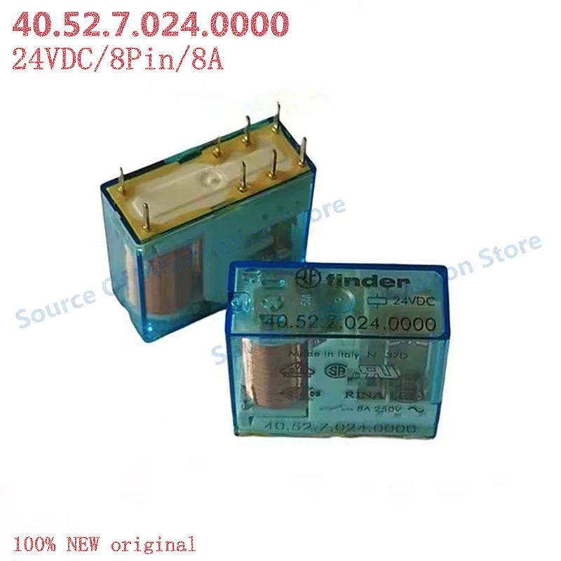 40.52.7.024.0000 Finder Relay 24VDC 8-Pin 8A 100% New original
40.52.7.024.0000 Finder Relay 24VDC 8-Pin 8A 100% New original