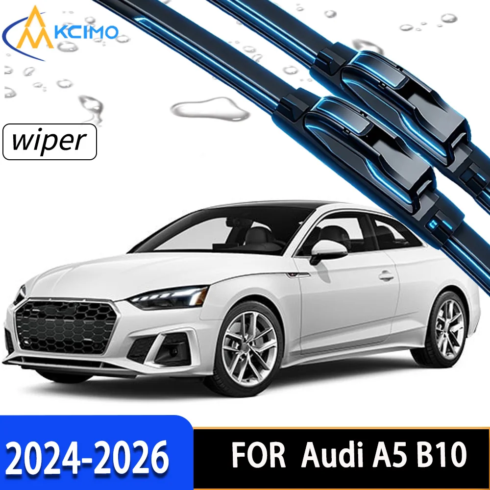 High Performance Front Windscreen Wipers with Durable High-Density Rubber, Custom Fit for Audi A5 B10 2024-2026.
High Performance Front Windscreen Wipers with Durable High-Density Rubber, Custom Fit for Audi A5 B10 2024-2026.