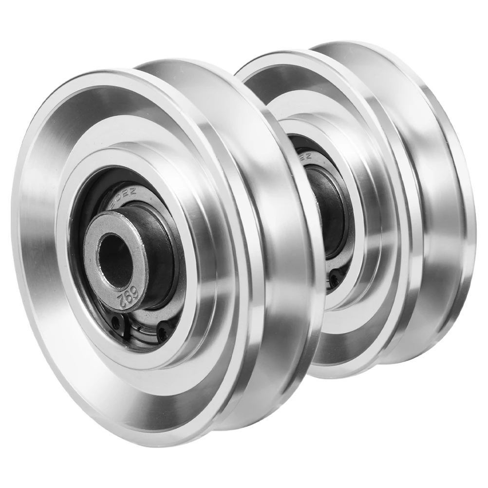2pcs Aluminum Pulley Accessories Durable Cable System Gym Machine Parts Exercise Wheel Fitness Pulley Replacement Universal
2pcs Aluminum Pulley Accessories Durable Cable System Gym Machine Parts Exercise Wheel Fitness Pulley Replacement Universal