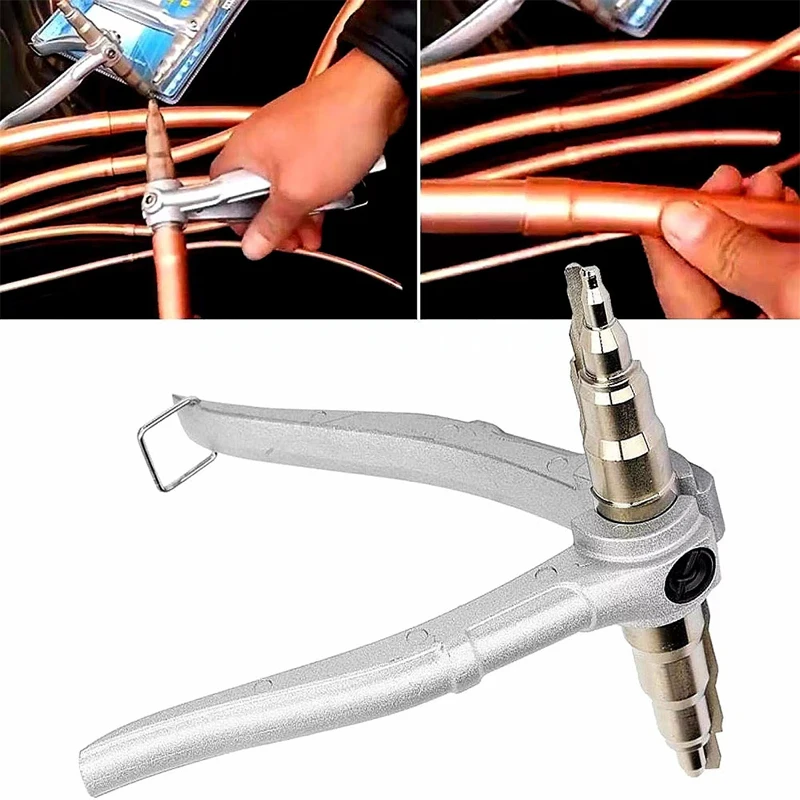 New Copper Pipe Tube Expander Air Conditioner Refrigerant Hand Swagging Tool Silver Color Air Conditioning Maintenance
New Copper Pipe Tube Expander Air Conditioner Refrigerant Hand Swagging Tool Silver Color Air Conditioning Maintenance