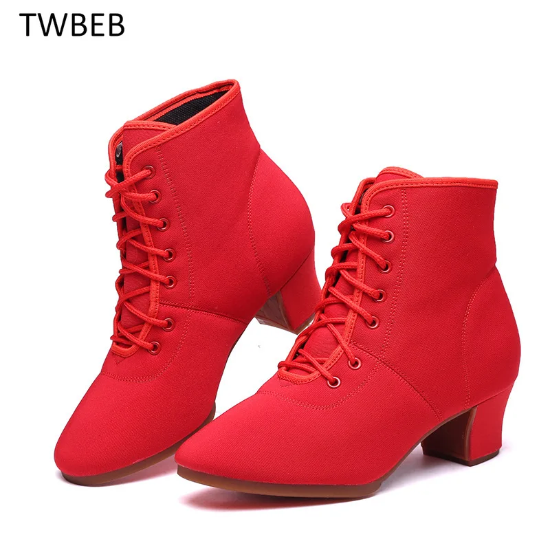 Women Latin High Top Dance Shoes Salsa Jazz Dancing Boots Female High Heels 3cm 5cm Outdoor Adult Woman Ballroom Dance Sneakers
Women Latin High Top Dance Shoes Salsa Jazz Dancing Boots Female High Heels 3cm 5cm Outdoor Adult Woman Ballroom Dance Sneakers