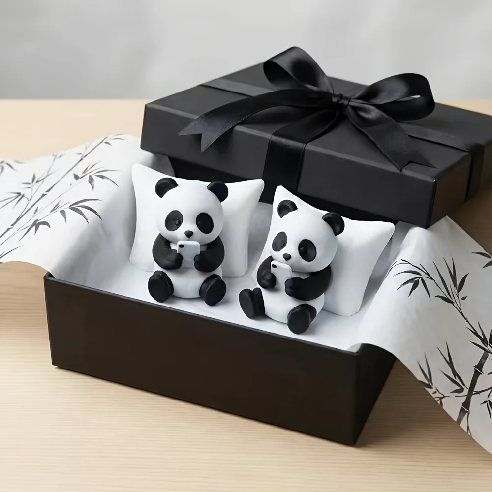 Cute Panda Looking at Phone Desktop Ornament, Creative Animal Model Decoration for Home, Office Desk & Car
Cute Panda Looking at Phone Desktop Ornament, Creative Animal Model Decoration for Home, Office Desk & Car