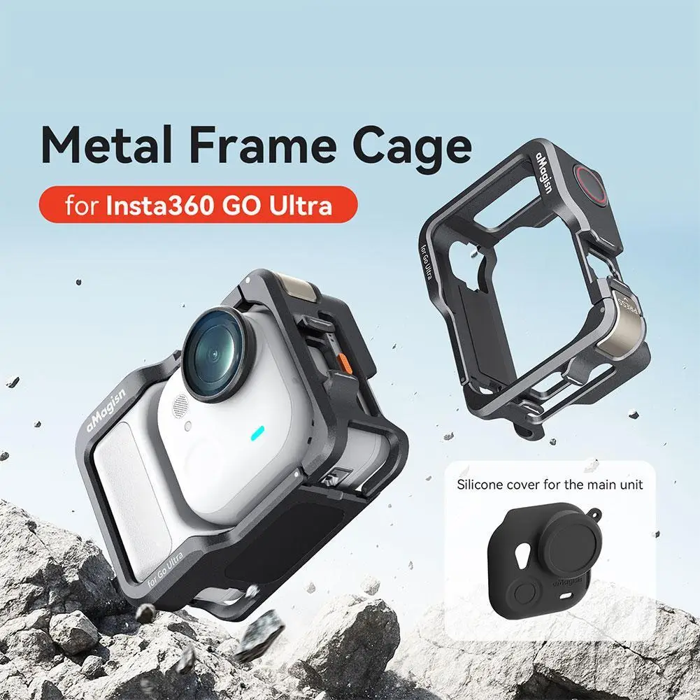 Для спортивной камеры AMagisn, металлическая клетка для кролика для Insta360 Go, ультра горизонтальная и вертикальная съемка, защитная рамка от падения
Для спортивной камеры AMagisn, металлическая клетка для кролика для Insta360 Go, ультра горизонтальная и вертикальная съемка, защитная рамка от падения
