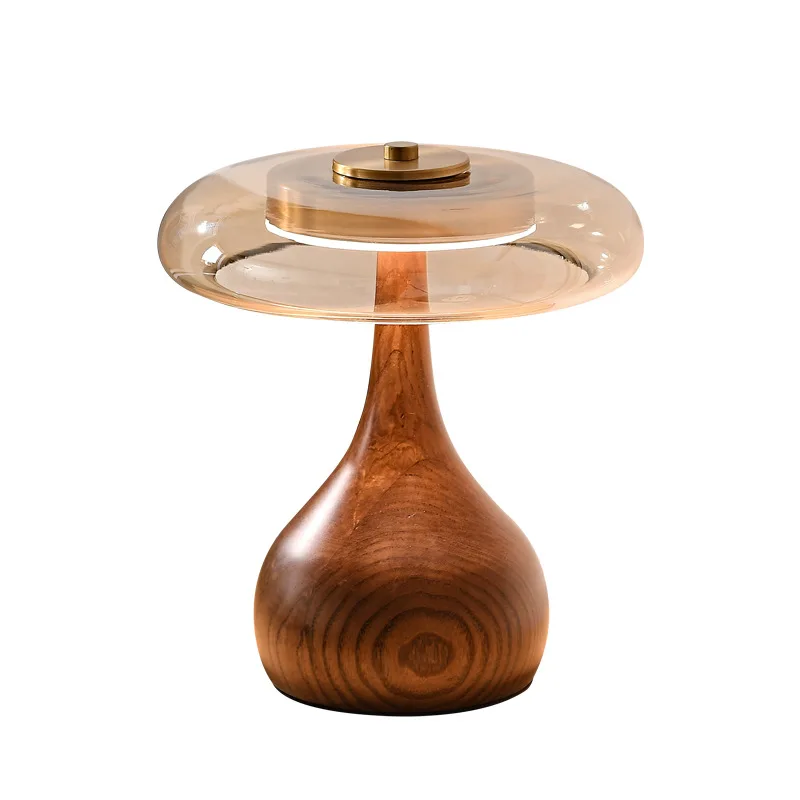 Solid wood bedroom bedside table lamp, retro study glass table lamp, creative living room bed and breakfast table lamp
Solid wood bedroom bedside table lamp, retro study glass table lamp, creative living room bed and breakfast table lamp