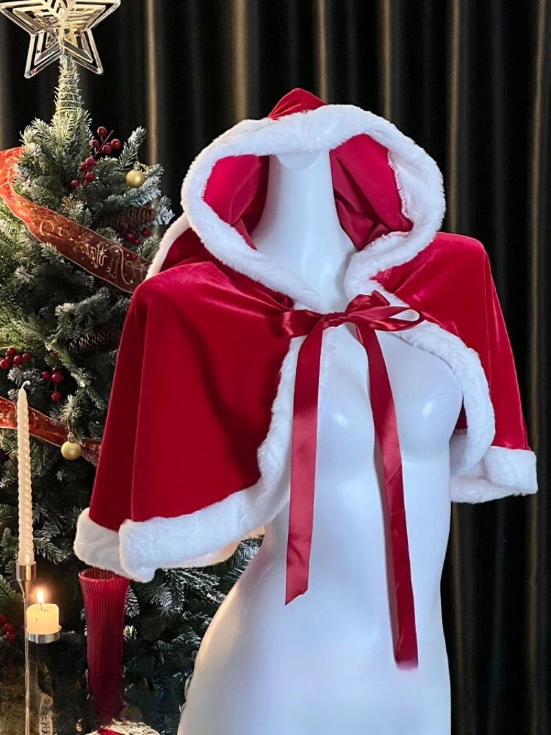2026 Winter New Pure Desire Little Red Riding Hood Cape—Sexy Neck-Hanging Holiday Cape Women,Christmas&New Year Party Sensual
2026 Winter New Pure Desire Little Red Riding Hood Cape—Sexy Neck-Hanging Holiday Cape Women,Christmas&New Year Party Sensual