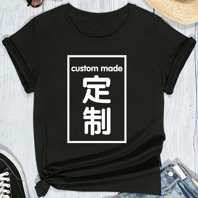 Футболки с индивидуальным рисунком, оригинальное изображение и индивидуальный узор, необходимо отправить, футболка с короткими рукавами, уличная одежда унисекс, топ
Футболки с индивидуальным рисунком, оригинальное изображение и индивидуальный узор, необходимо отправить, футболка с короткими рукавами, уличная одежда унисекс, топ