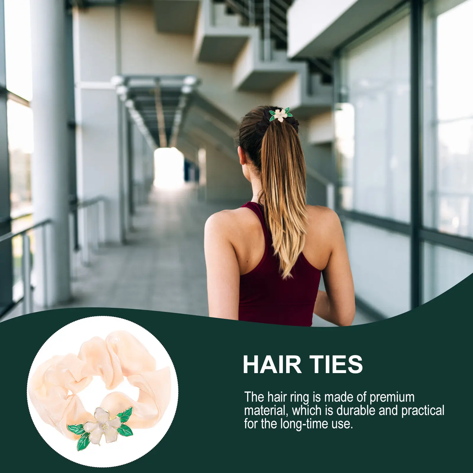 3Pcs Flower Hair Rings Stylish Mesh Hair Ties Elegant Headdress for Daily Wear and Parties Headdress
3Pcs Flower Hair Rings Stylish Mesh Hair Ties Elegant Headdress for Daily Wear and Parties Headdress