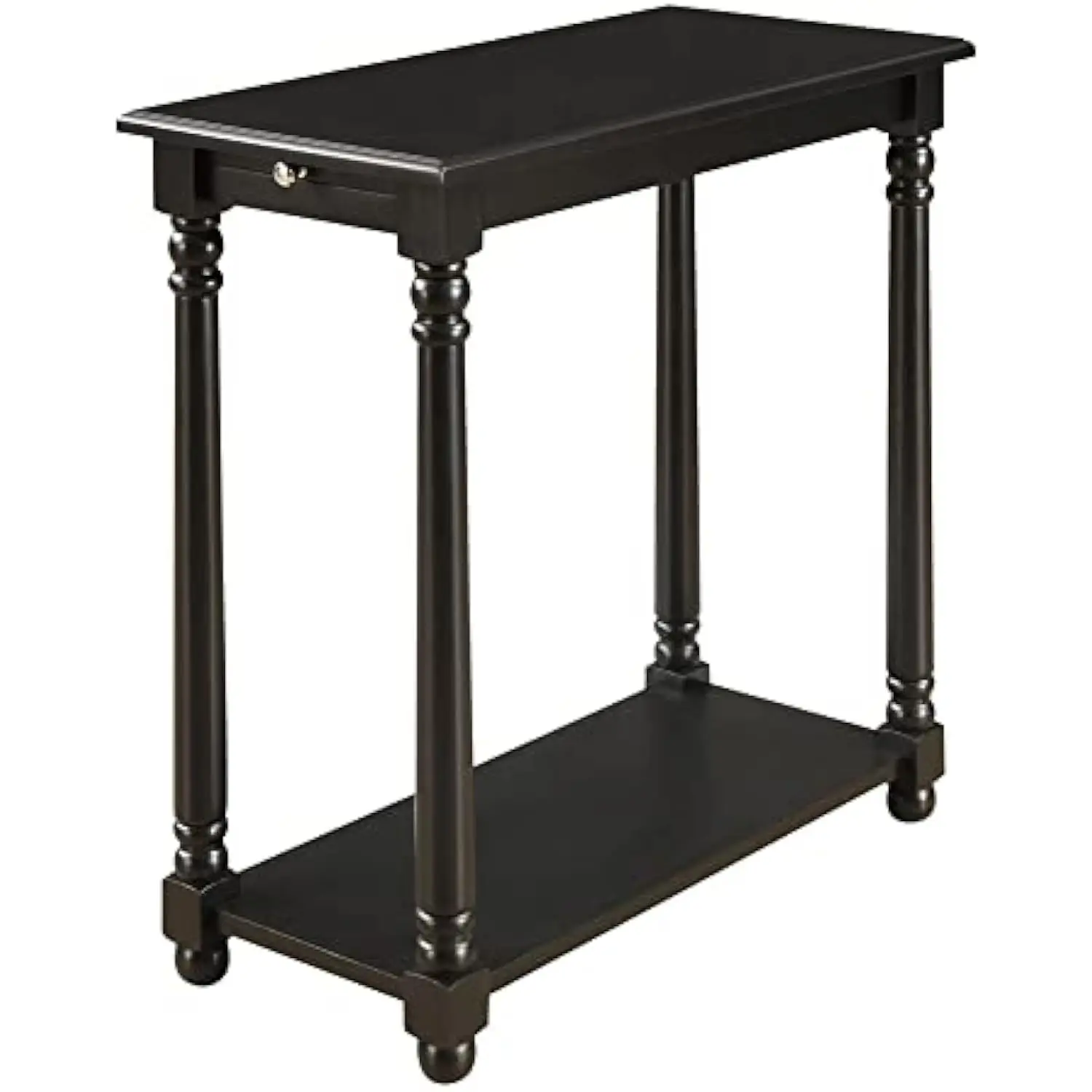 French Country Regent Chairside End Table 23.75 - Traditional Farmhouse Side Table with Pull-Out Table Shelf, End Table with S
French Country Regent Chairside End Table 23.75 - Traditional Farmhouse Side Table with Pull-Out Table Shelf, End Table with S