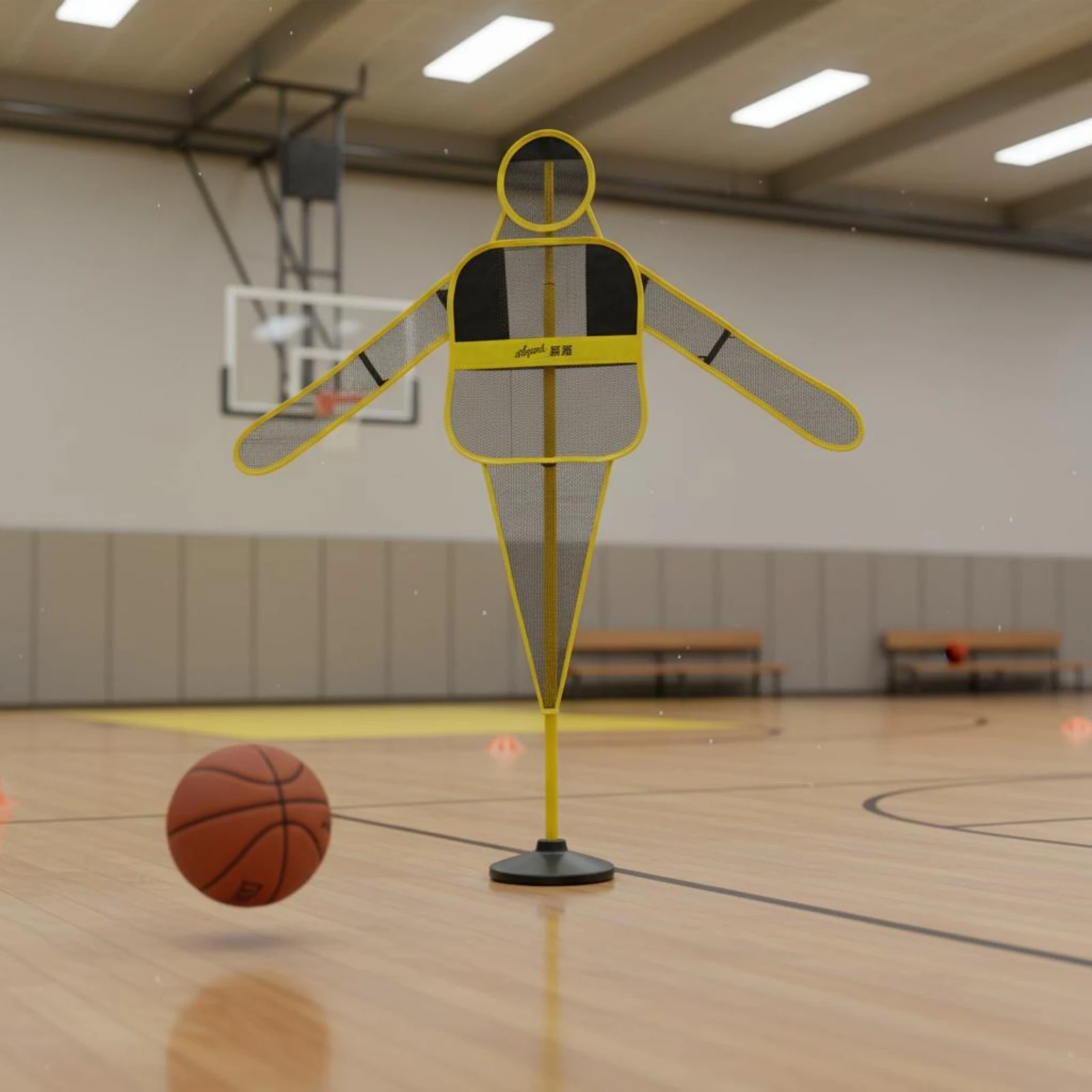Basketball Defender Mannequin Anthropomorphic Form Design Basketball Practice Mannequin Arms-Raised Protective Mannequin Indoor
Basketball Defender Mannequin Anthropomorphic Form Design Basketball Practice Mannequin Arms-Raised Protective Mannequin Indoor