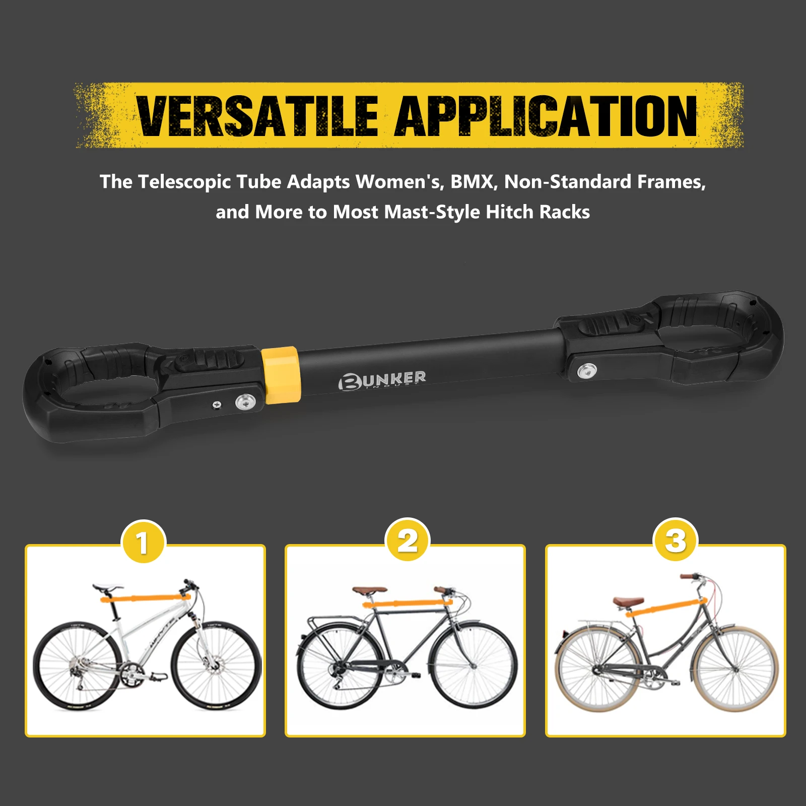 Уникальный универсальный адаптер для велосипедной перекладины BUNKER INDUST для крепления на стойку велосипеда, прочный, легкий, доступ к велосипеде из алюминиевого сплава
Уникальный универсальный адаптер для велосипедной перекладины BUNKER INDUST для крепления на стойку велосипеда, прочный, легкий, доступ к велосипеде из алюминиевого сплава