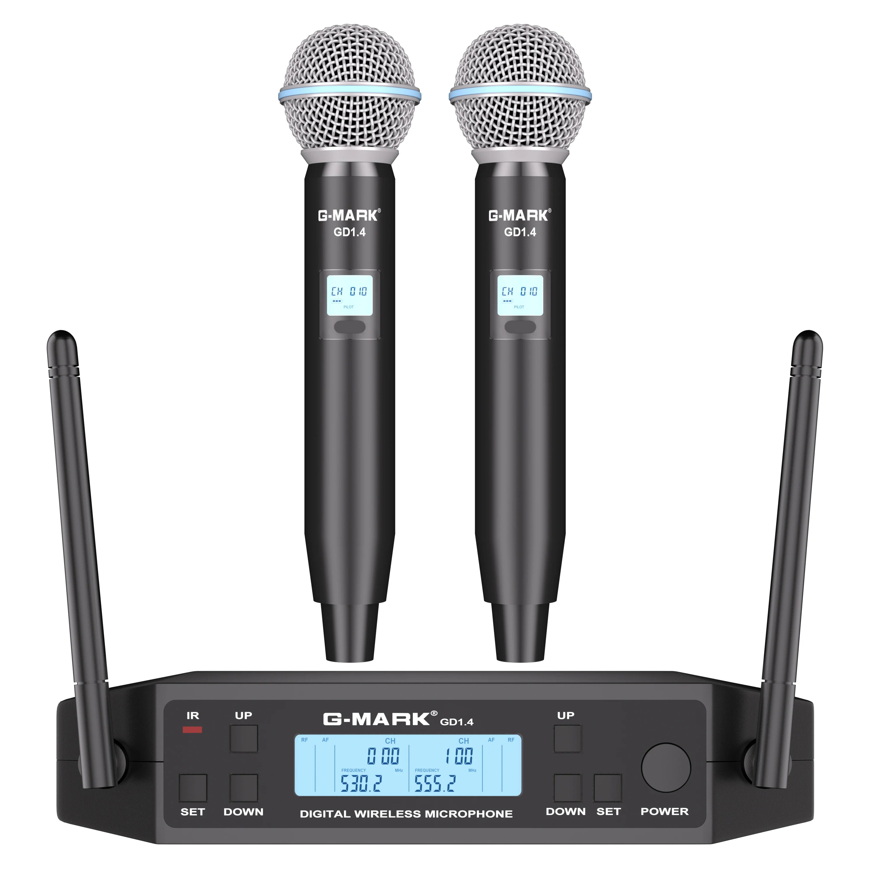 Wireless Lavalier Microphone G-MARK GD1.4 UHF Professional Headset Clip Mic Bodypack Frequency Adjustable 50M For Party Show St
Wireless Lavalier Microphone G-MARK GD1.4 UHF Professional Headset Clip Mic Bodypack Frequency Adjustable 50M For Party Show St