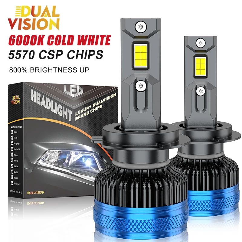 Dualvision K5C Pro H7 H4 H11 Led Lamp Bigger Copper Tube Led Lights H1 HB3 9005 HB4 9006 9012 12V For Car Led Headlight Bulb
Dualvision K5C Pro H7 H4 H11 Led Lamp Bigger Copper Tube Led Lights H1 HB3 9005 HB4 9006 9012 12V For Car Led Headlight Bulb