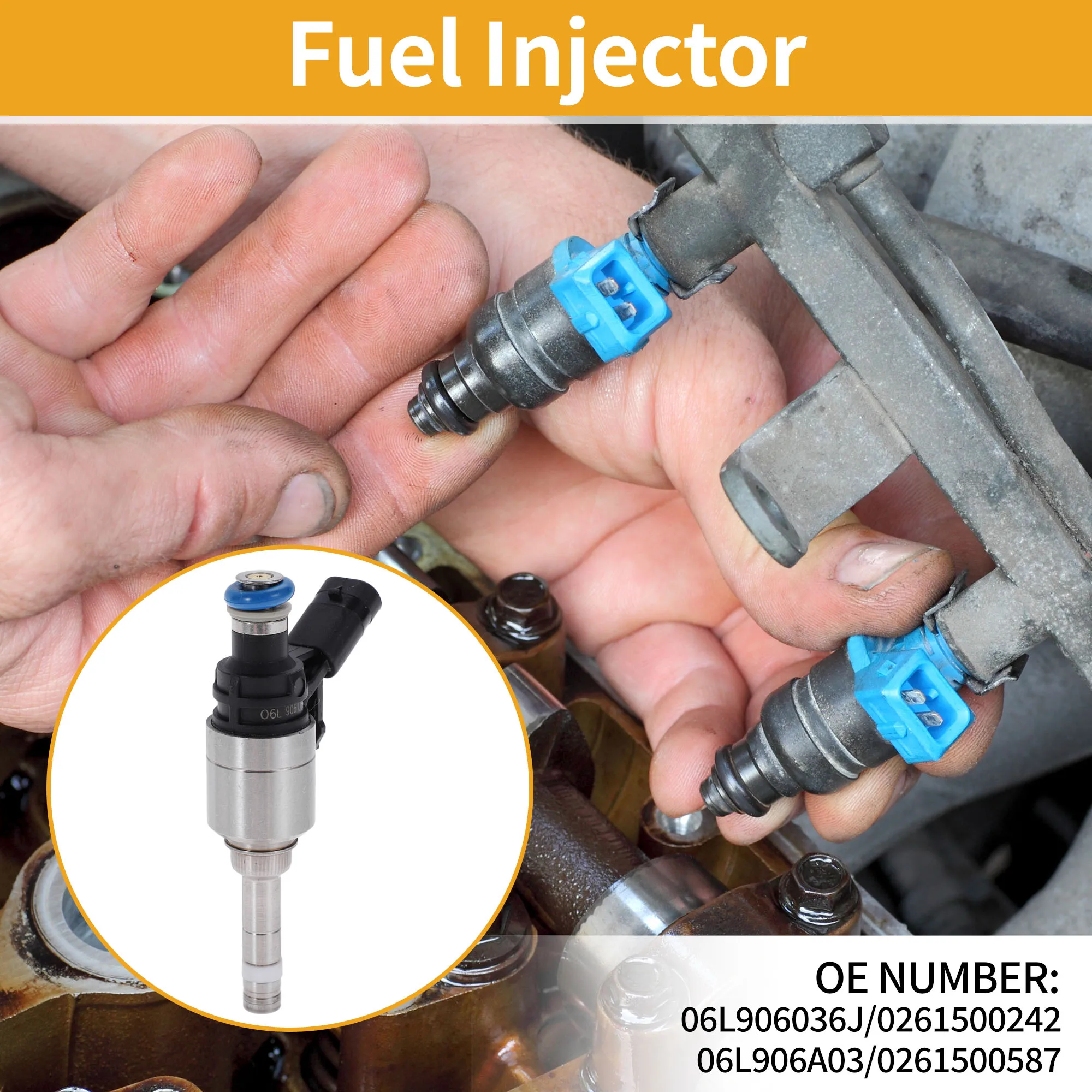 UXCELL 1 Pc No.06L906036J Fuel Injector for AUDI A5 2015-2024 Engine Fuel Nozzle
UXCELL 1 Pc No.06L906036J Fuel Injector for AUDI A5 2015-2024 Engine Fuel Nozzle