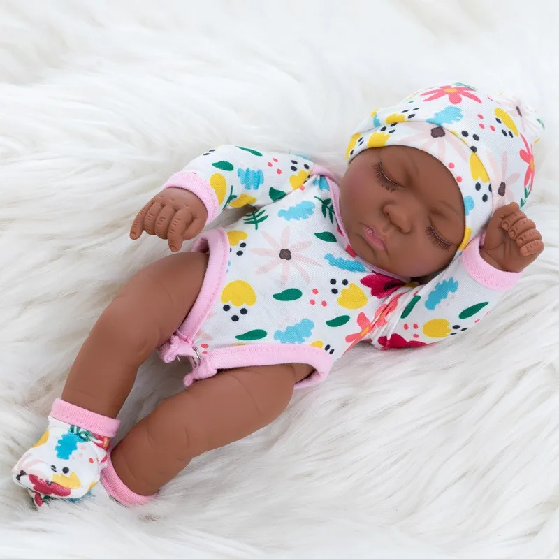 10-inch 25cm black skin baby reborn doll, highly realistic baby, children's toy gift
10-inch 25cm black skin baby reborn doll, highly realistic baby, children's toy gift
