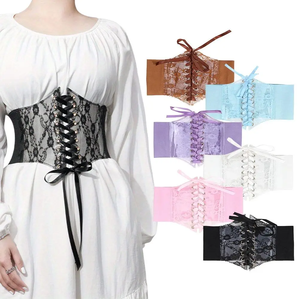 Retro Lace Waist Belt High Elasticity External Wear Lace-up Corset Belt Slimming Body Waistband
Retro Lace Waist Belt High Elasticity External Wear Lace-up Corset Belt Slimming Body Waistband