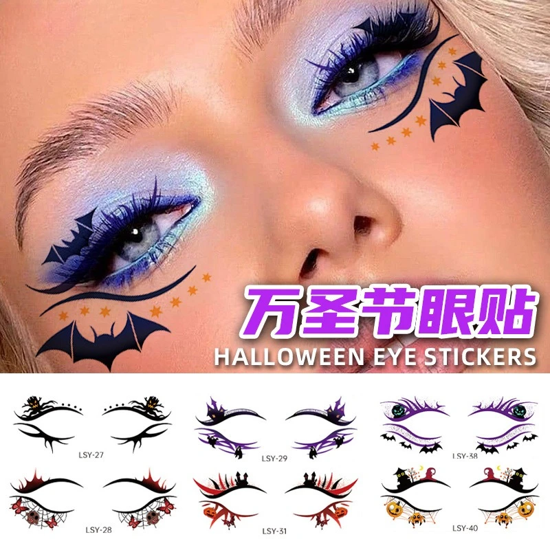 Halloween Temporary Tattoo Sticker Waterproof Pumpkin Spiderweb Bat Butterfly Old Castle Face Art Eye Corner Tattoo for Women
Halloween Temporary Tattoo Sticker Waterproof Pumpkin Spiderweb Bat Butterfly Old Castle Face Art Eye Corner Tattoo for Women