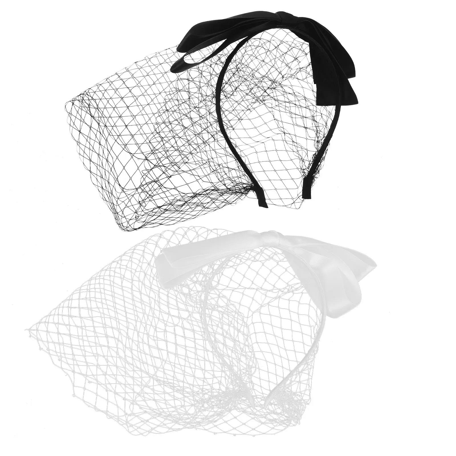 2Pcs Wide Ribbon Covered Headband: Vintage Mesh Veil and Knotted Design - Breathable Plain Hairband for Women Daily Styling
2Pcs Wide Ribbon Covered Headband: Vintage Mesh Veil and Knotted Design - Breathable Plain Hairband for Women Daily Styling