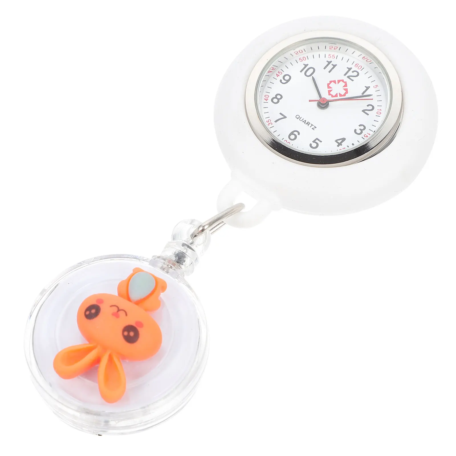 Rabbit Designed Pocket Watch Blue Nurse Chest Watch Easy Carry Durable Silica Gel Cartoon Watches Great Gift Hospital Workers
Rabbit Designed Pocket Watch Blue Nurse Chest Watch Easy Carry Durable Silica Gel Cartoon Watches Great Gift Hospital Workers
