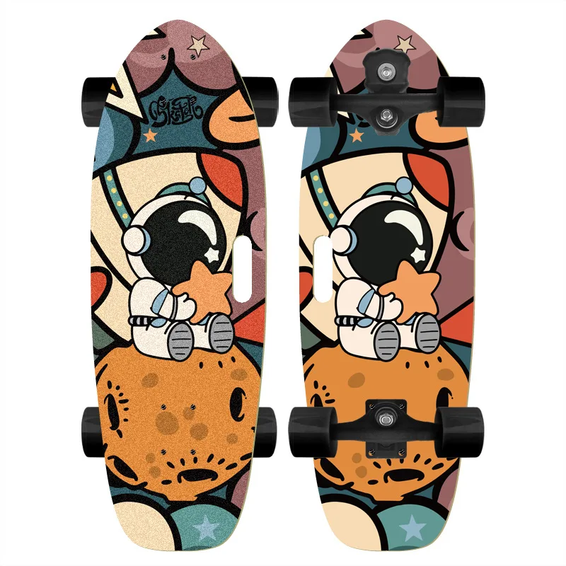 Kids Land Surf Skateboard with Rotatable Spring Trucks Double‑Sided Pattern Push‑Free Skateboard for Children Beginners
Kids Land Surf Skateboard with Rotatable Spring Trucks Double‑Sided Pattern Push‑Free Skateboard for Children Beginners