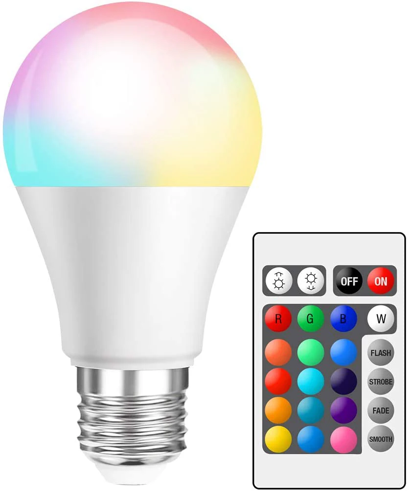 Smart LED Color Light Bulb With Remote/Wi-Fi Control Dimmable Ra90 E27/B22 Base Aluminum AC Indoor Use
Smart LED Color Light Bulb With Remote/Wi-Fi Control Dimmable Ra90 E27/B22 Base Aluminum AC Indoor Use