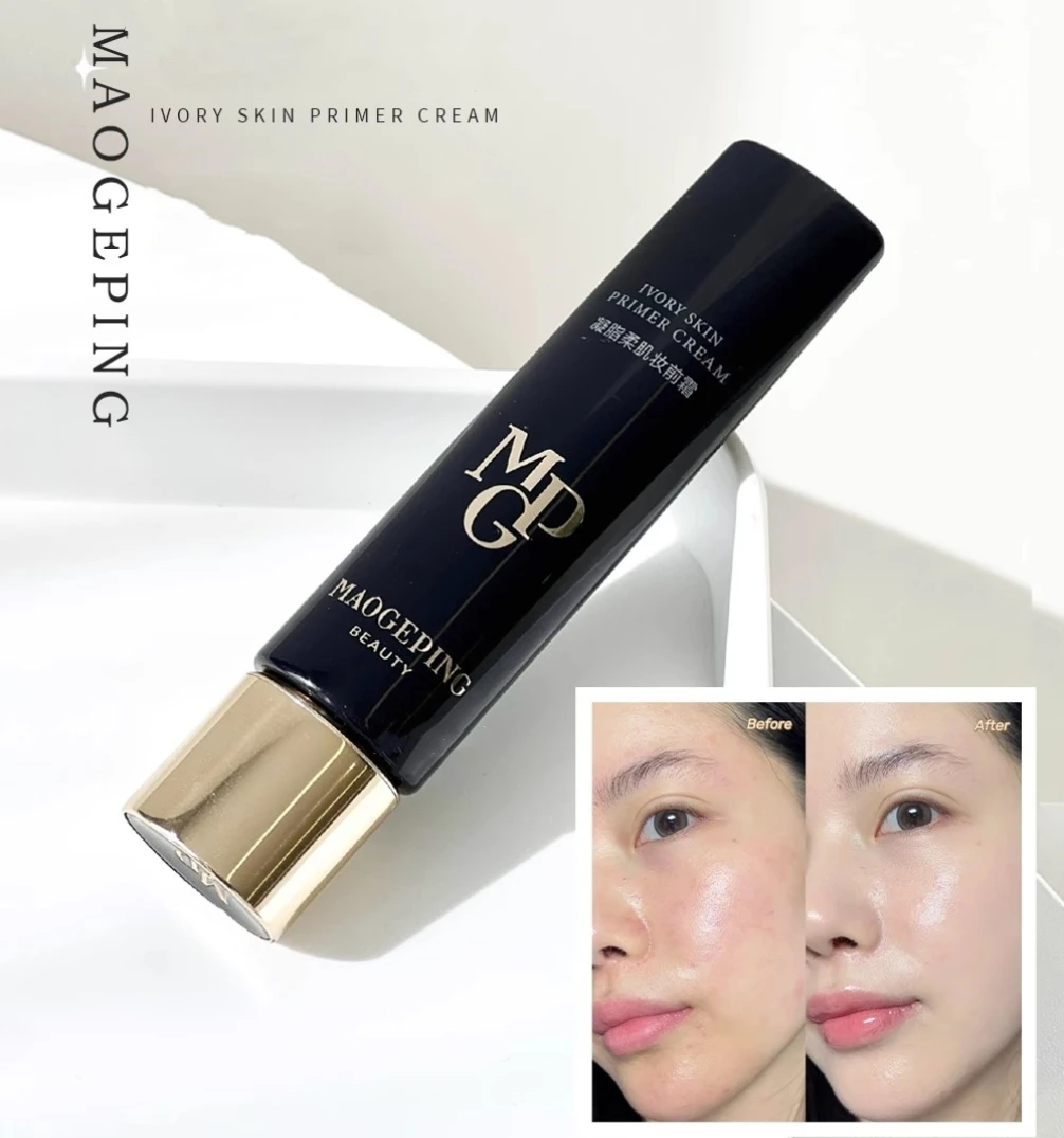 MAOGEPING Ivory Skin Primer Cream "skin coat" 30G Lightly Spreadable Multi-Effect Makeup Primer Base Cream Face Cosmetics
MAOGEPING Ivory Skin Primer Cream "skin coat" 30G Lightly Spreadable Multi-Effect Makeup Primer Base Cream Face Cosmetics