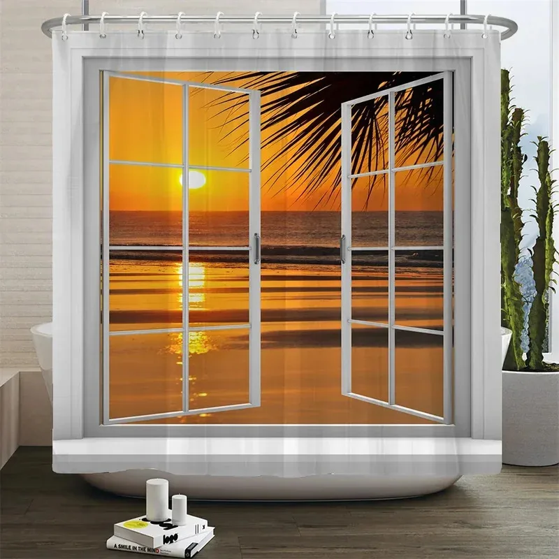 ZYQ01Summer Seaside Beach Shower Curtains Landscape Palm Tree Bathroom Curtains For Home Decoration Polyester Bath Curtain W6Bn%
ZYQ01Summer Seaside Beach Shower Curtains Landscape Palm Tree Bathroom Curtains For Home Decoration Polyester Bath Curtain W6Bn%