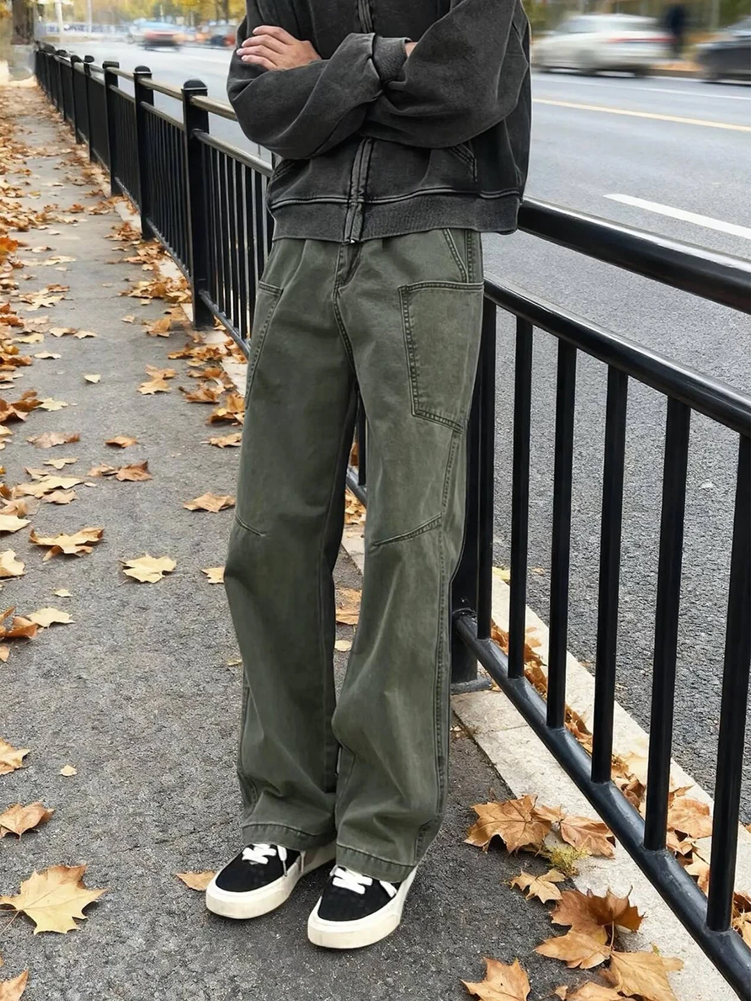 Military een Workwear Jeans Men's Winter American High Street Vibe Straight Leg Multi ket Flared Lumberja Pants
Military een Workwear Jeans Men's Winter American High Street Vibe Straight Leg Multi ket Flared Lumberja Pants