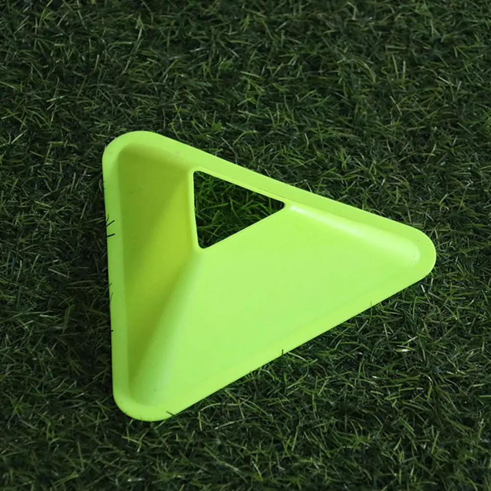 20Pcs Football Training Disk Triangle Sign Plate Soccer Obstacle Tool Made of Quality Pe Material for Roller Skating
20Pcs Football Training Disk Triangle Sign Plate Soccer Obstacle Tool Made of Quality Pe Material for Roller Skating
