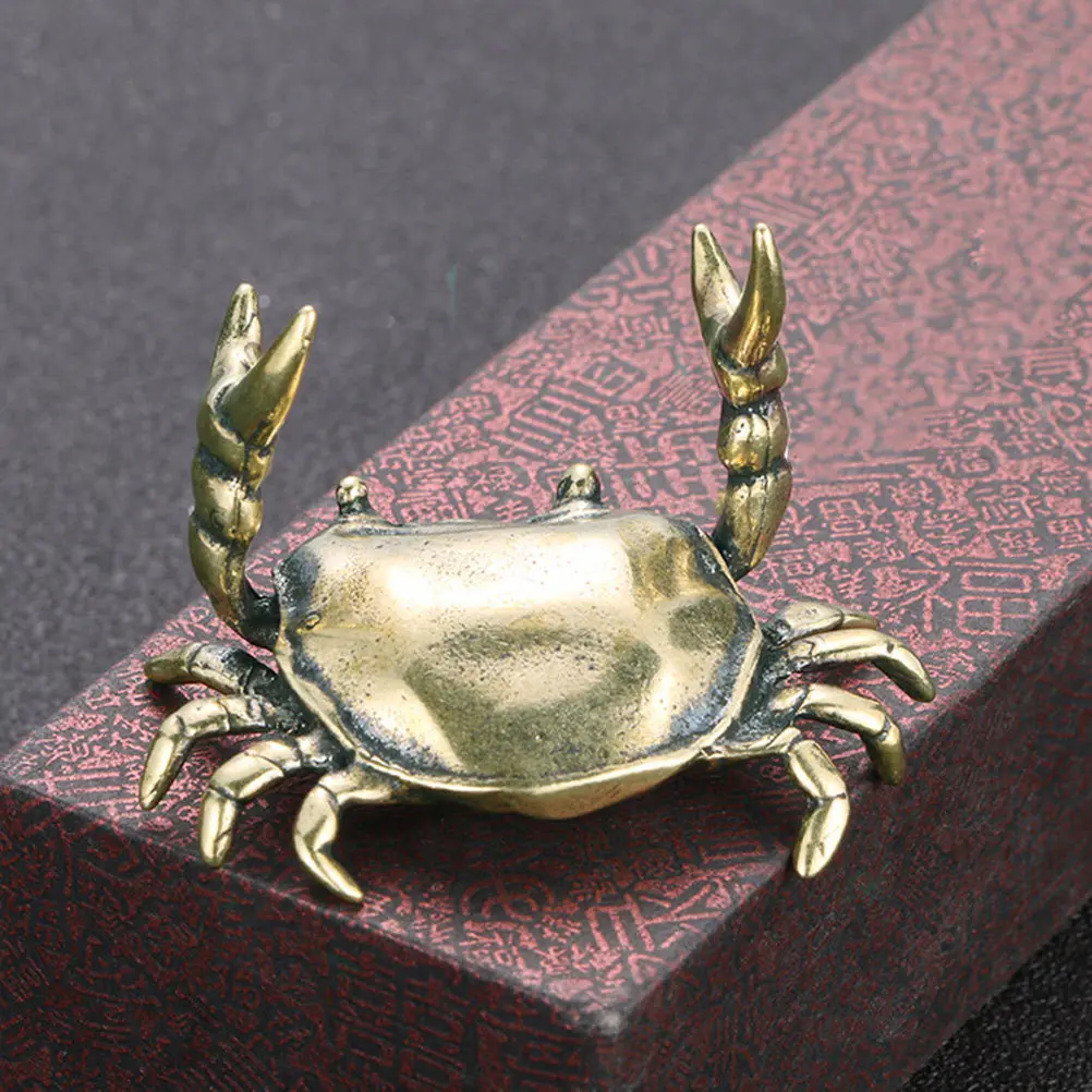 Vintage Brass Crab Craft Decoration Golden Desktop Ornament for Home Office Car Table Display Decorative Art Piece Indoor
Vintage Brass Crab Craft Decoration Golden Desktop Ornament for Home Office Car Table Display Decorative Art Piece Indoor