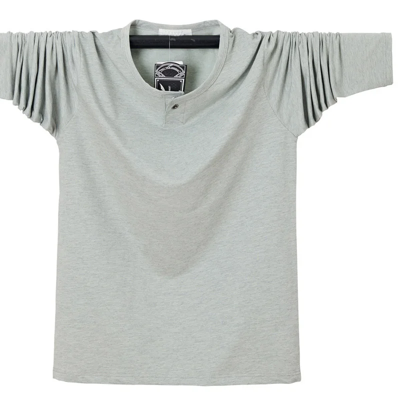 Spring Autumn Long Sleeve T-shirt Men Cotton T Shirts Fashion Casual Solid Color Long Sleeve Tees Tops Male Big Size 5XL 6XL
Spring Autumn Long Sleeve T-shirt Men Cotton T Shirts Fashion Casual Solid Color Long Sleeve Tees Tops Male Big Size 5XL 6XL