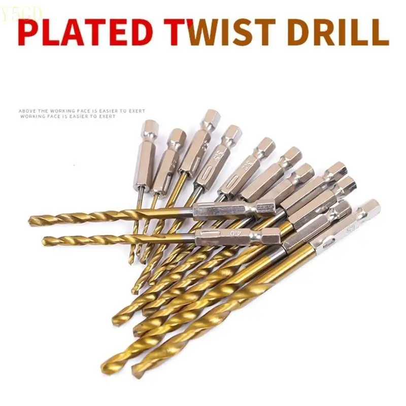 Y5GD Industrial Grade Drill Bit Set Precisions Machined Bits Shanks Drill Bits 13pcs/set for DIY Projects & Home Repairs
Y5GD Industrial Grade Drill Bit Set Precisions Machined Bits Shanks Drill Bits 13pcs/set for DIY Projects & Home Repairs