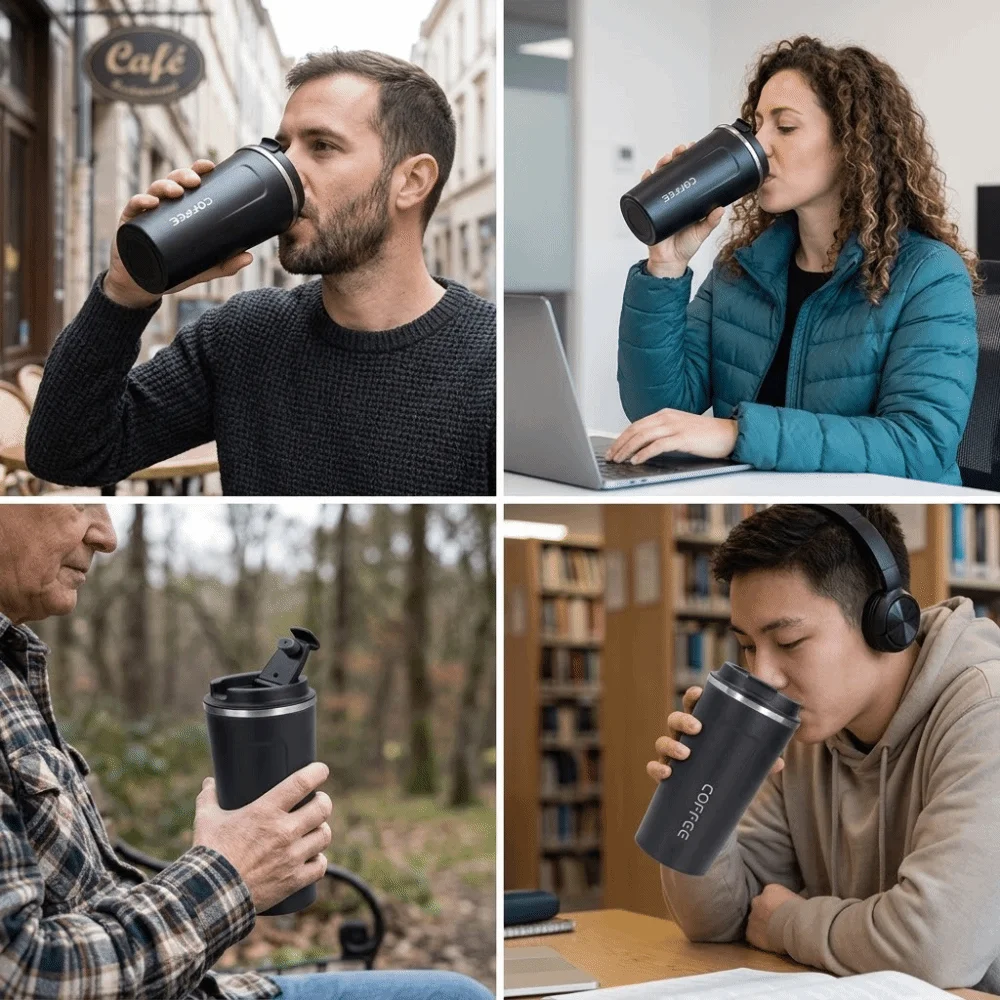 Portable Double Wall Vacuum Cup Long Temperature Retention Sealed Coffee Mug Smooth Food Safe Water Cup Daily Use
Portable Double Wall Vacuum Cup Long Temperature Retention Sealed Coffee Mug Smooth Food Safe Water Cup Daily Use