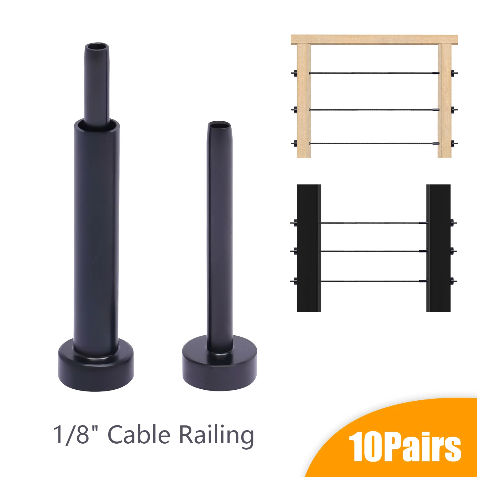 Railing Swage Threaded Stud 10-Piece Set, High-Quality 316 Stainless Steel, Weld-Free Installation, Portable, Easy to Clean,
Railing Swage Threaded Stud 10-Piece Set, High-Quality 316 Stainless Steel, Weld-Free Installation, Portable, Easy to Clean,
