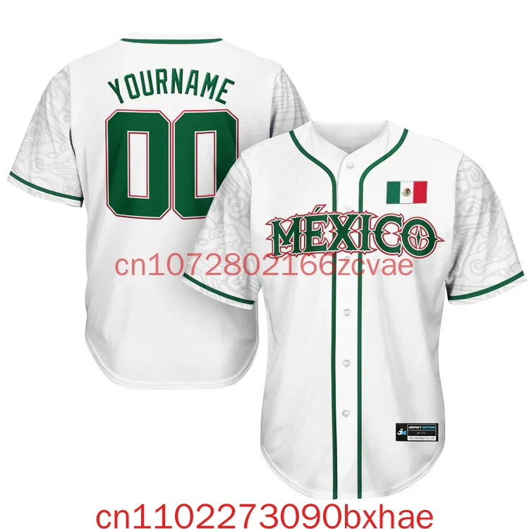 Мексиканские бейсбольные майки по индивидуальному заказу, мужские и женские спортивные рубашки с короткими рукавами с 3D принтом, модная уличная одежда в стиле хип-хоп, повседневный топ
Мексиканские бейсбольные майки по индивидуальному заказу, мужские и женские спортивные рубашки с короткими рукавами с 3D принтом, модная уличная одежда в стиле хип-хоп, повседневный топ