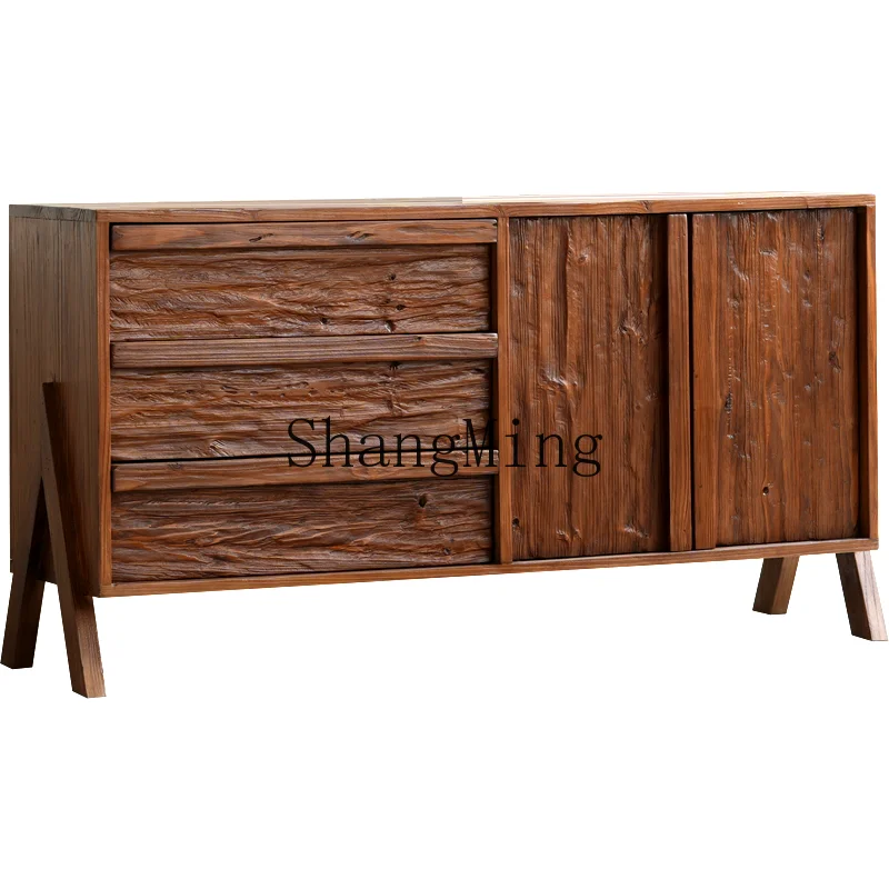 HJ solid wood entrance cabinet retro drawer dining room side cabinet double door bed and breakfast living room storage
HJ solid wood entrance cabinet retro drawer dining room side cabinet double door bed and breakfast living room storage