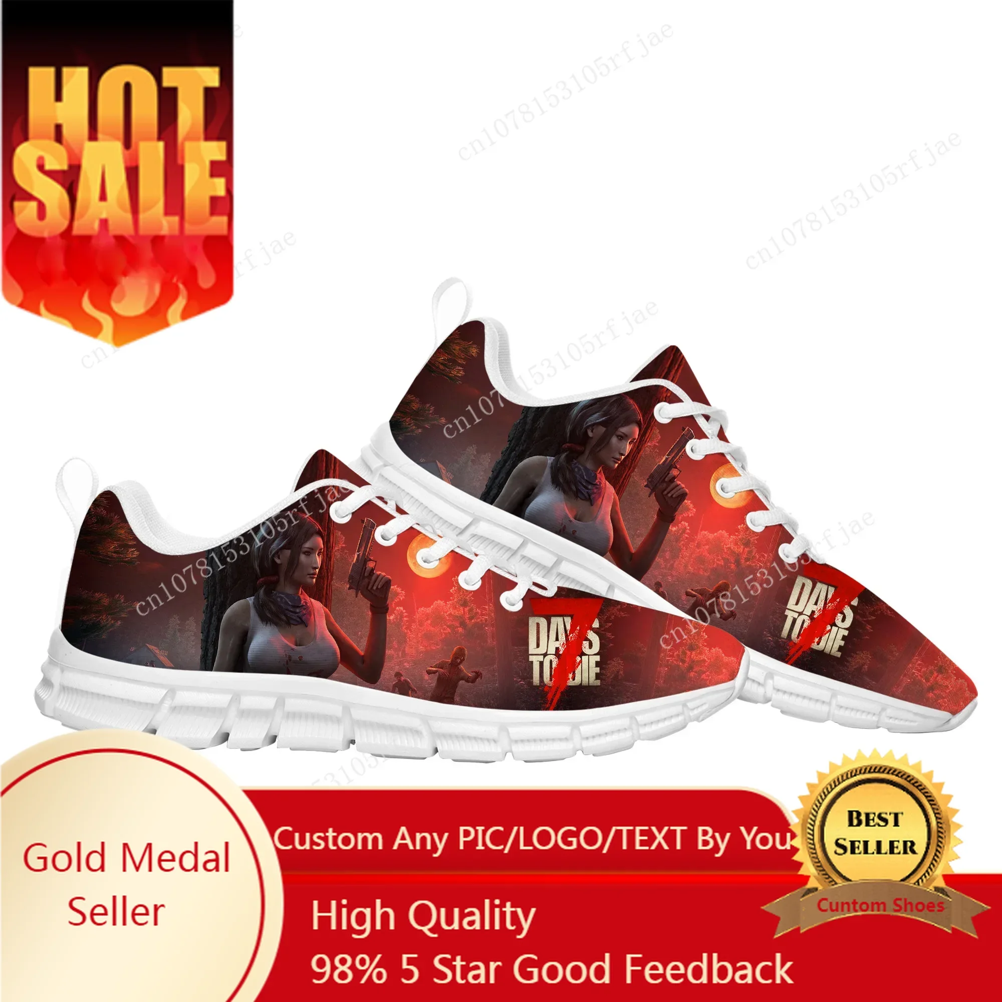 Anime Cartoon Game 7 Days To Die Sports Shoes Mens Womens Sneaker Tailor Made Couple Built Shoes
Anime Cartoon Game 7 Days To Die Sports Shoes Mens Womens Sneaker Tailor Made Couple Built Shoes