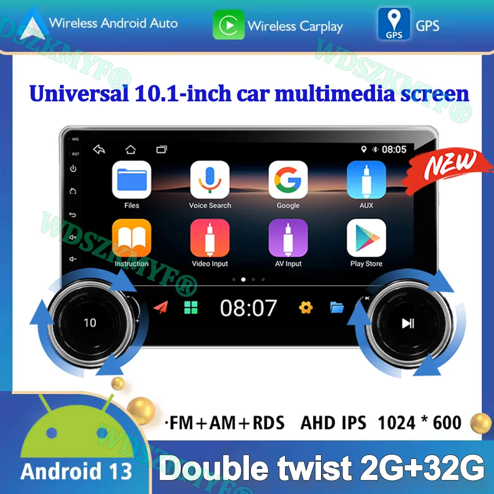 10.1 inch Universal Car Radio 2Din Wireless Carplay Android Auto Multimedia Player Double Knob GPS WIFI Smart car system
10.1 inch Universal Car Radio 2Din Wireless Carplay Android Auto Multimedia Player Double Knob GPS WIFI Smart car system