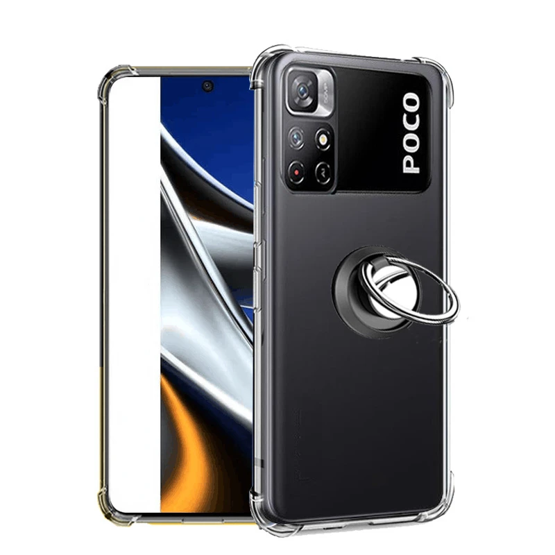 Case for Xiaomi Poco X6 M6 F5 X5 M5 M4 M3 Pro X3 GT X4 NFC POCOX5 Ring Holder Kickstand Clear Transparent Soft TPU Cover Fundas
Case for Xiaomi Poco X6 M6 F5 X5 M5 M4 M3 Pro X3 GT X4 NFC POCOX5 Ring Holder Kickstand Clear Transparent Soft TPU Cover Fundas
