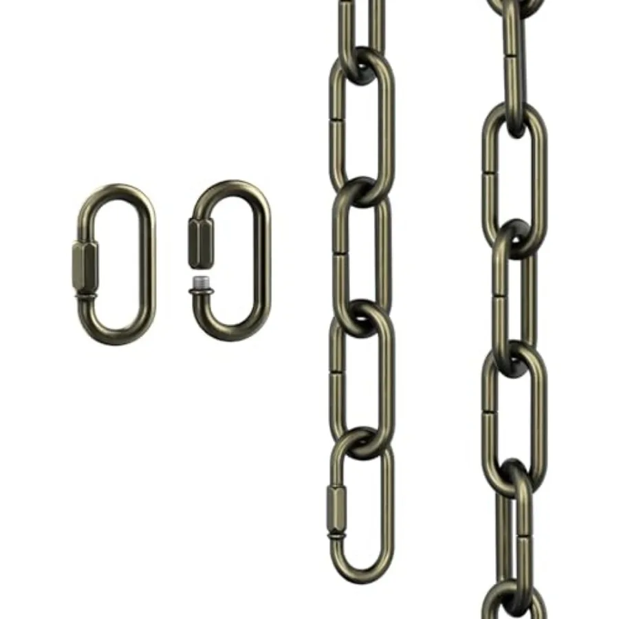 3 Feet Industrial Light Fixture Chain, Metal Pendant Chandelier Chain
3 Feet Industrial Light Fixture Chain, Metal Pendant Chandelier Chain