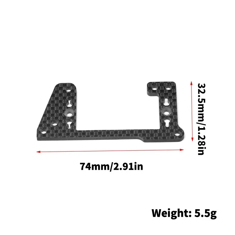 Carbon Fiber ST/TH Servo Mount Plate TO-266-MP11 for Kyosho MP11 RC Car Upgrade Parts Accessories
Carbon Fiber ST/TH Servo Mount Plate TO-266-MP11 for Kyosho MP11 RC Car Upgrade Parts Accessories