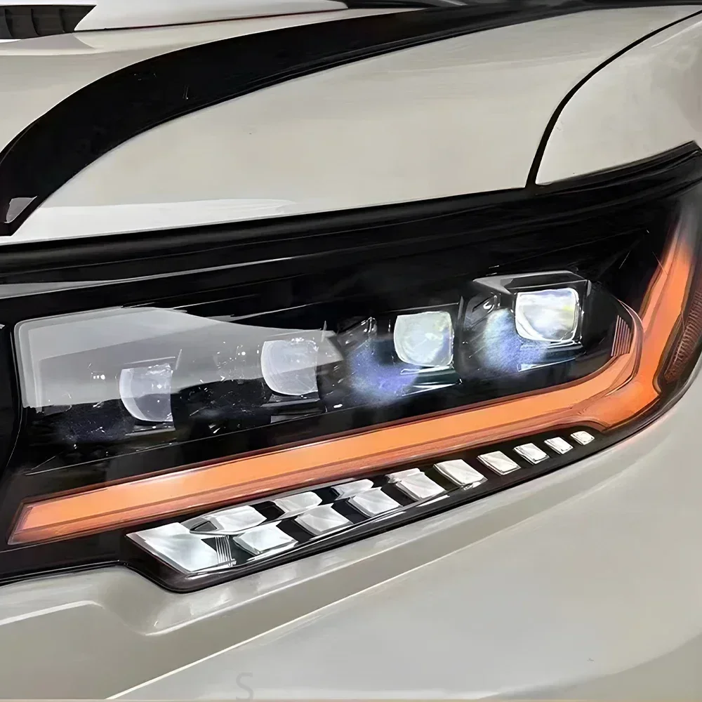 Автомобильные передние фонари для Toyota Prado 2018-2023, светодиодные автомобильные фары в сборе, обновление три линзы проектора, аксессуары Plug and Play
Автомобильные передние фонари для Toyota Prado 2018-2023, светодиодные автомобильные фары в сборе, обновление три линзы проектора, аксессуары Plug and Play