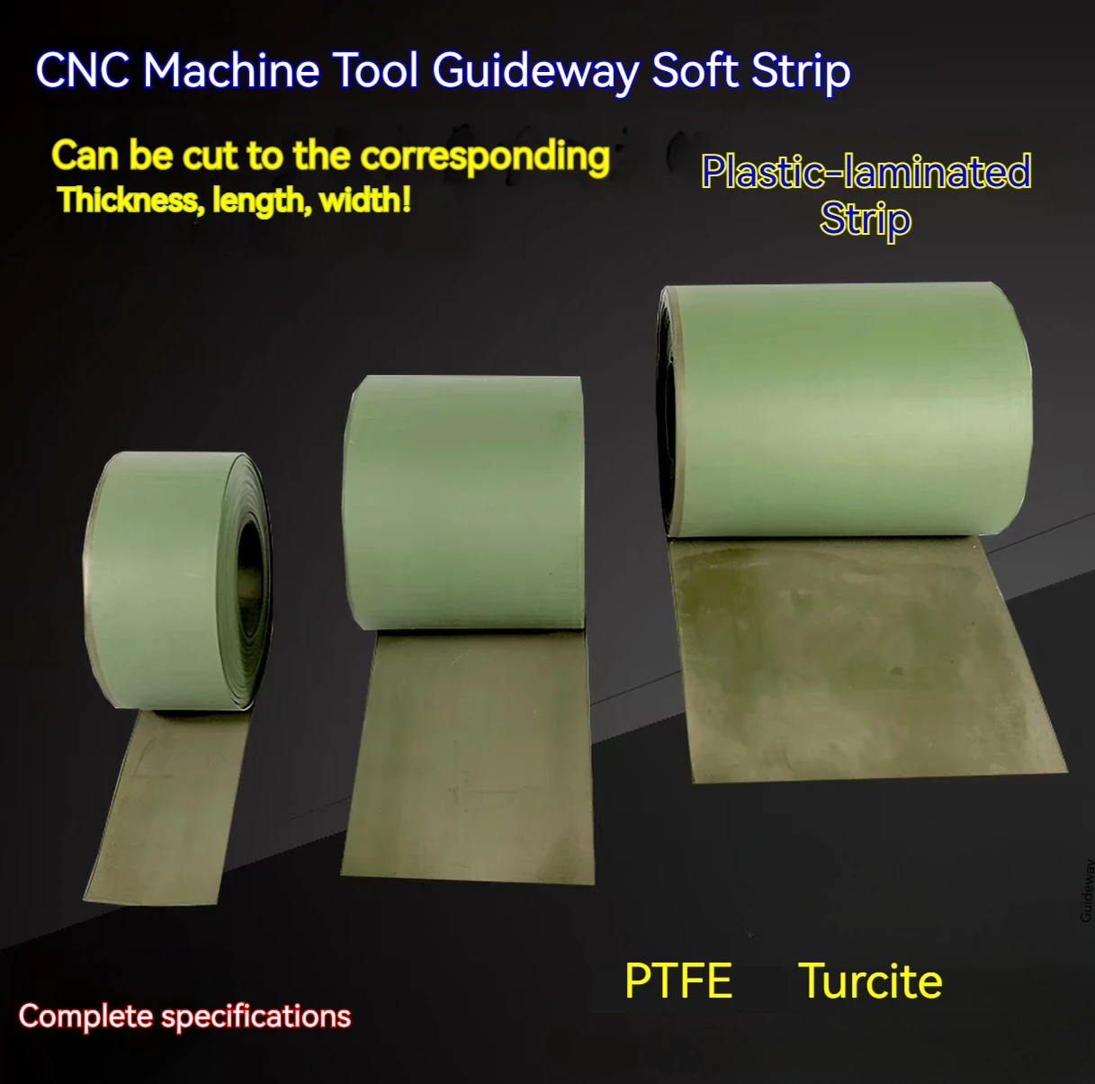 CNC Green Turcit B Slydwa Replacement Thickness 0.5/0.8/1.0/1.2/1.6/2.0/2.5/3.2 MM Width 100/200/300MM Guideway Slideway Machine
CNC Green Turcit B Slydwa Replacement Thickness 0.5/0.8/1.0/1.2/1.6/2.0/2.5/3.2 MM Width 100/200/300MM Guideway Slideway Machine
