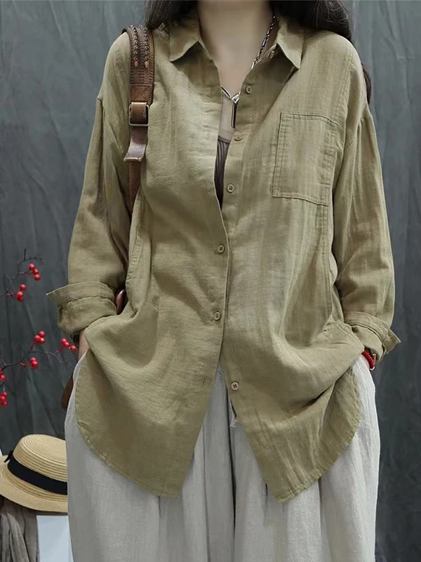 Высококачественный льняной хлопок Long Sve oulder-Appropriate Sunscreen irt Jaet Женский летний тонкий шелковый средний размер большого размера...
Высококачественный льняной хлопок Long Sve oulder-Appropriate Sunscreen irt Jaet Женский летний тонкий шелковый средний размер большого размера...